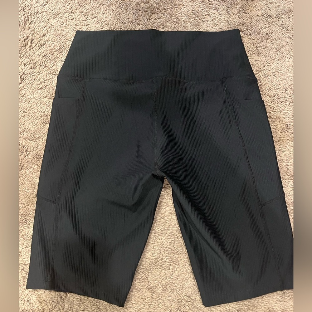Black biker shorts